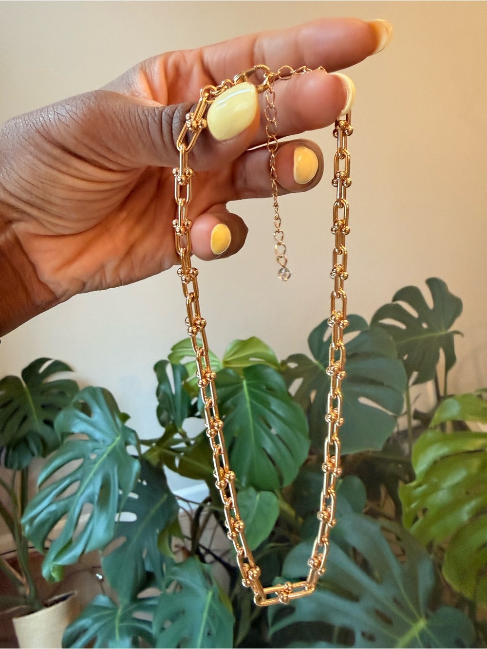 Gold Link Chain Necklace - Women Jewelry